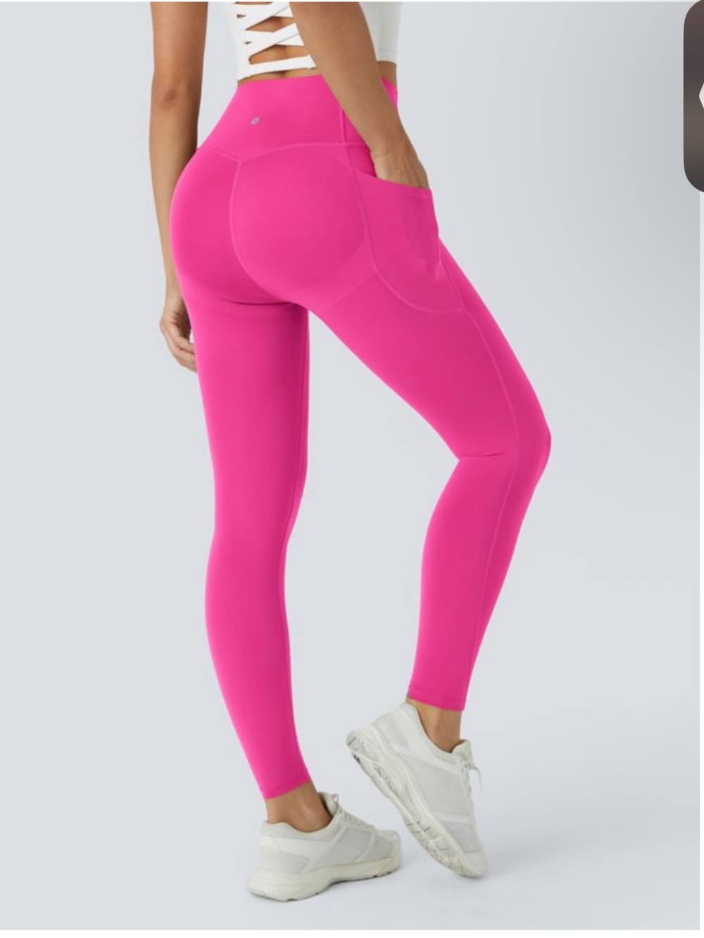 HALARA Hot Pink High-Waist Leggings
